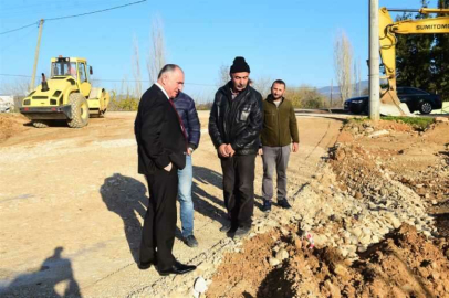 Yol ve köprü inşaatı başladı