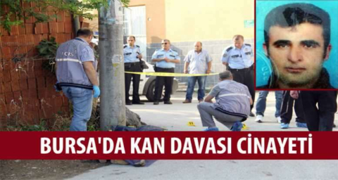 Bursa'da kan davası cinayeti