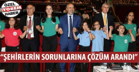 “Şehirlerin sorunlarına çözüm arandı”