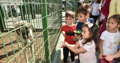 Çocuklar Hayvanları Koruma Gününü kutladı