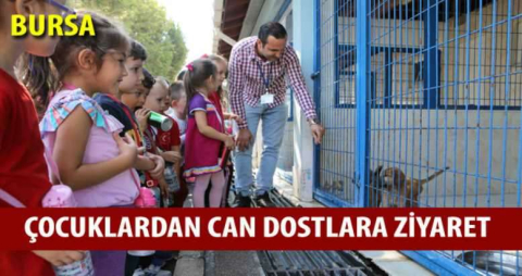 Çocuklardan can dostlara ziyaret