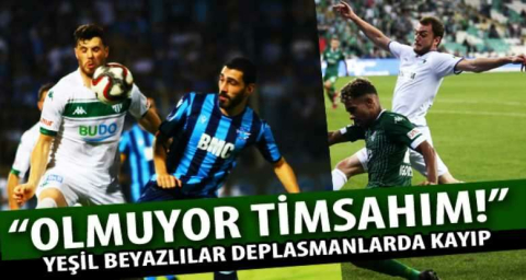 Bursaspor deplasmanlarda kayıp!