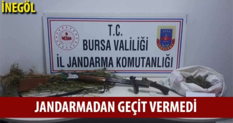 Jandarmadan geçit vermedi