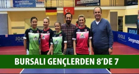 Bursalı Gençlerden 8’de 7