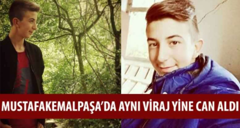 Mustafakemalpaşa’da aynı viraj yine can aldı