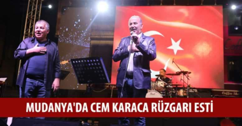 Mudanya'da Cem Karaca rüzgarı esti