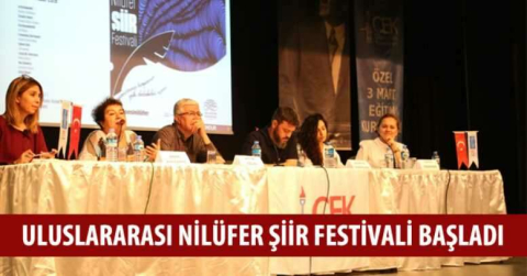 Uluslararası Nilüfer Şiir Festivali başladı