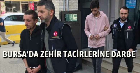  Bursa'da zehir tacirlerine darbe