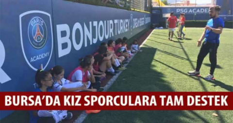 Kız sporculara tam destek