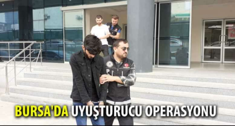 Bursa'da uyuşturucu operasyonu: 13 gözaltı