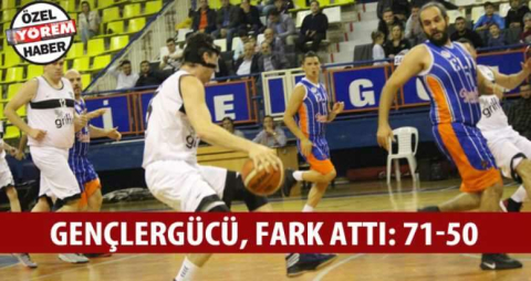 Gençlergücü, fark attı: 71-50