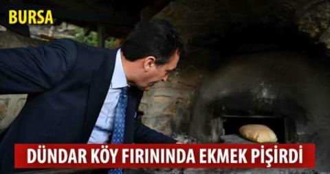 Dündar köy fırınında ekmek pişirdi -