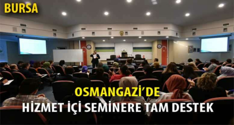 Osmangazi’de resmi yazışma kuralları eğitimi