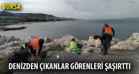  Denizden çıkanlar görenleri şaşırttı