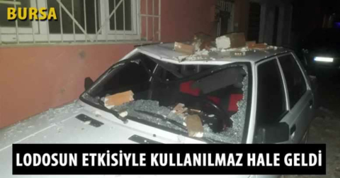 Lodosun etkisiyle kullanılmaz hale geldi