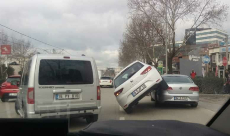 Bursa'da ilginç kaza