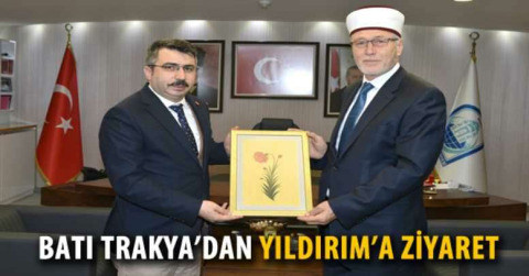 Batı Trakya’dan Yıldırım’a ziyaret