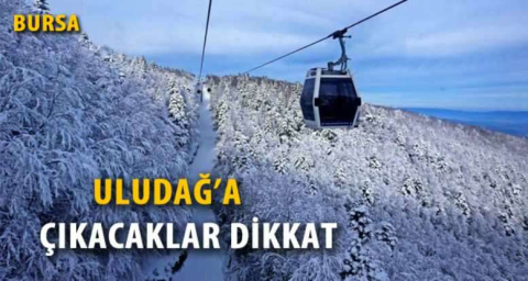 Teleferiğe şiddetli rüzgar engeli