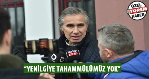 "Yenilgiye tahammülümüz yok”