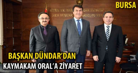 Başkan Dündar’dan dostane ziyaret