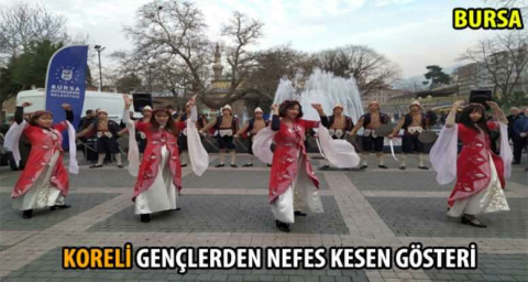 Koreli gençlerden nefes kesen gösteri