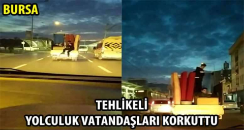 Tehlikeli yolculuk vatandaşları korkuttu