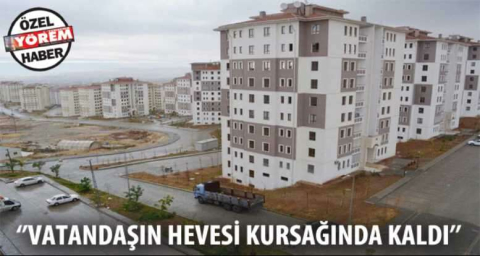 “Vatandaşın hevesi kursağında kaldı”