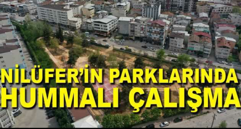 Nilüfer’in parklarında hummalı çalışma