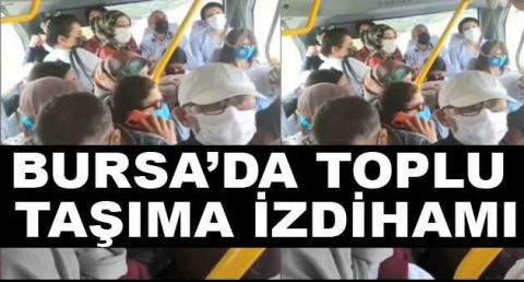 Toplu taşıma izdihamı