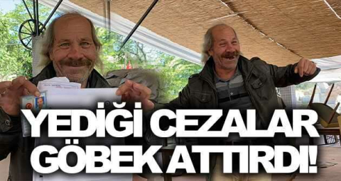 Yediği cezalar göbek attırdı