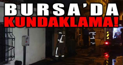 Bursa’da müstakil evde yangın