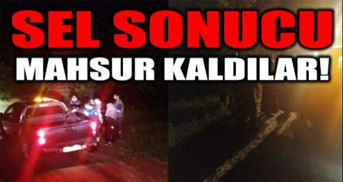 15 kişi belediye ekipleri tarafından kurtarıldı