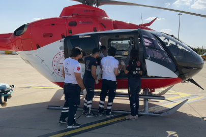 Ambulans helikopter 8 aylık Berfin için havalandı