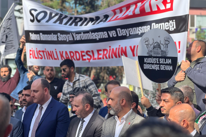 İsrail'in Filistinlilere saldırıları protesto edildi