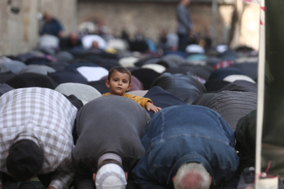 Filistin'e destek Bursa'da sürüyor! Gıyabi cenaze namazı kılındı