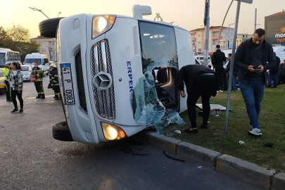 Kocaeli'de işçi servisi ile halk otobüsü çarpıştı: 11 yaralı