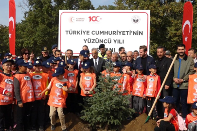 Cumhuriyet'in 100. yılında 2023 fidan dikildi