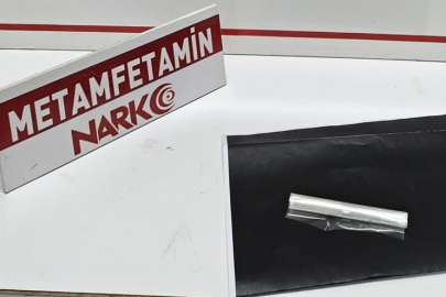 1.45 gram metamfetamin ele geçirildi