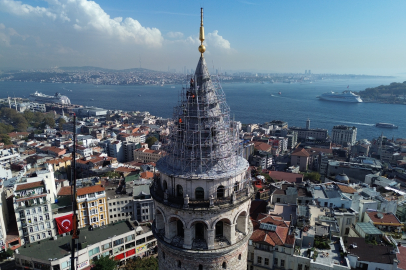 Galata Kulesi’nin külahı restore ediliyor