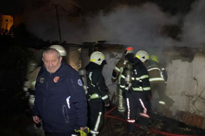 Köy evinde yangın faciası!  90 yaşındaki kadın feci şekilde can verdi