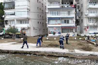 Bursa'nın o sahillerinde fırtına ve yağış seferberliği