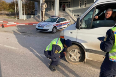 Kış lastiği uygulaması: 136 sürücüye ceza