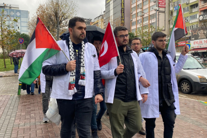 Gazze'deki katliamı böyle  protesto ettiler