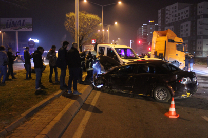 Araçlar karşı yola geçti, ortalık savaş alanına döndü