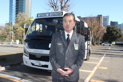 Türk markası elektrikli minibüs, Tokyo sokaklarında