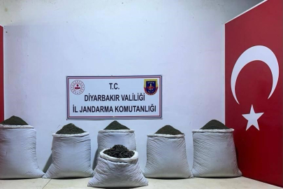 123 kilogram esrar ele geçirildi