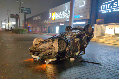 Babasından izinsiz aldığı aracı hurdaya çevirdi: 3 yaralı