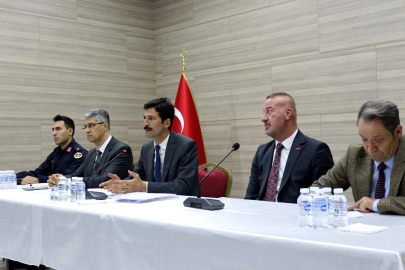 İlk Muhtarlar Toplantısı Kaymakam Kafkas Başkanlığında Yapıldı