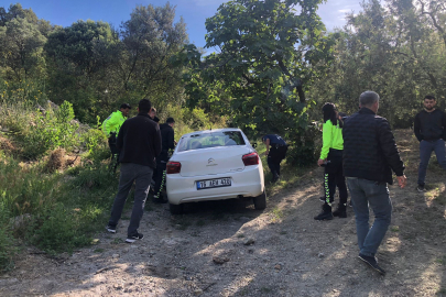 Gemlik’te polisten kaçan araç, terk edilmiş olarak bulundu