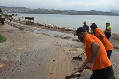 Gemlik sele teslim oldu, pazar göle döndü!